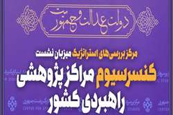برگزاری نشست کنسرسیوم مراکز پژوهشی راهبردی کشور
